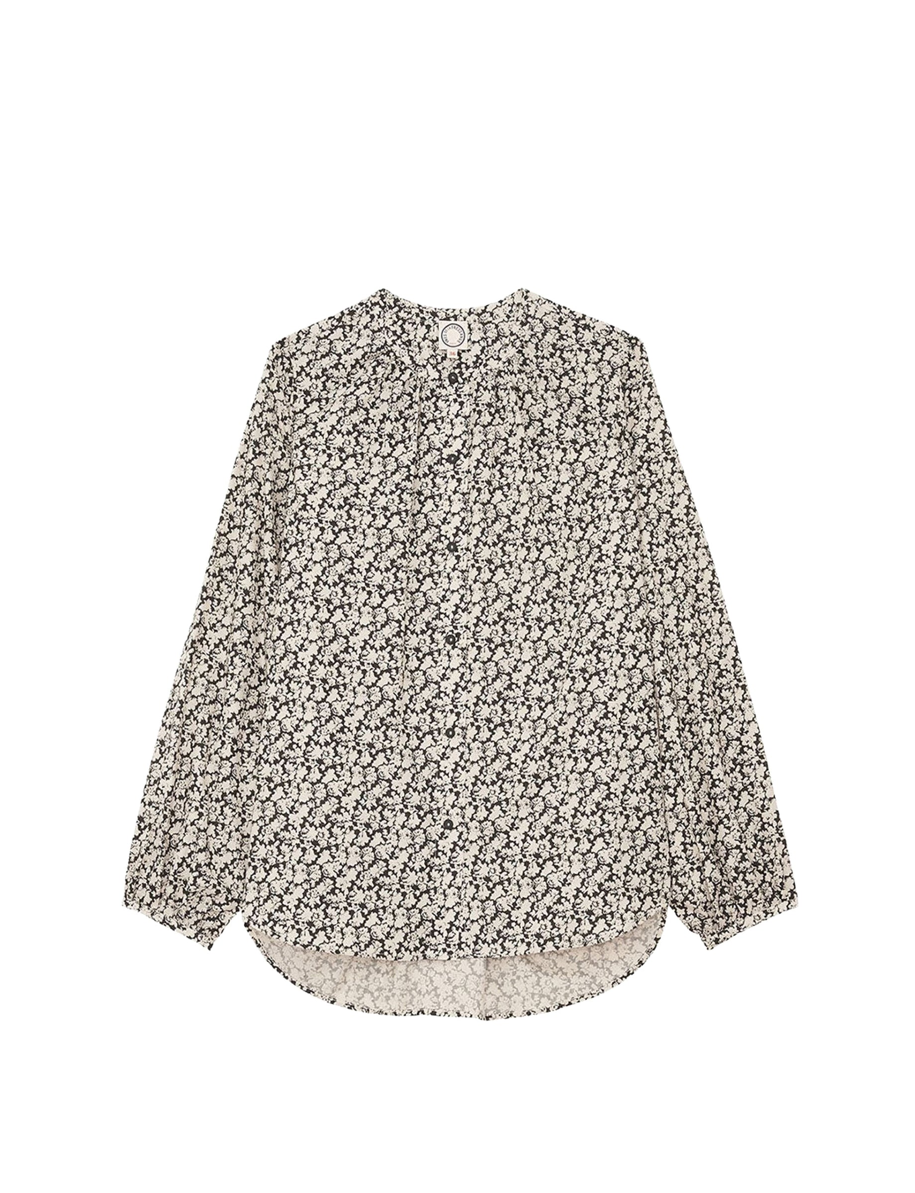 29qty RELIQUAT 80€ 10%  / Blouse droite Josephine - Black Beige