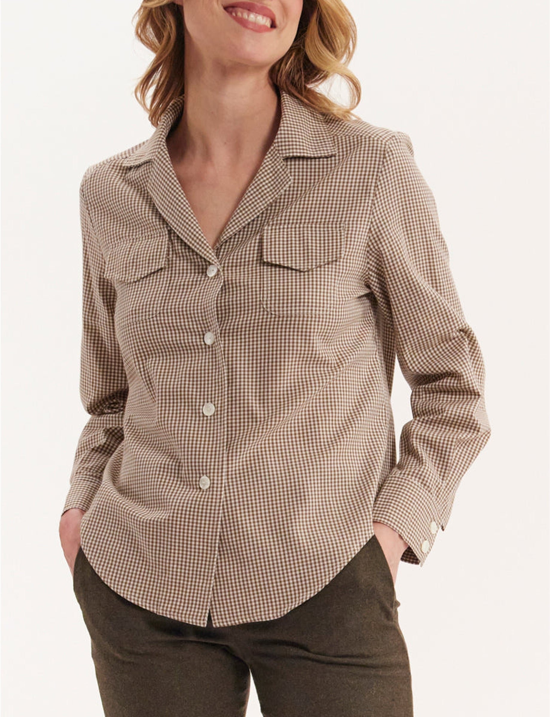 9qty RELIQUAT 80€ 22,2%  / Chemise droite Evana - White Brown