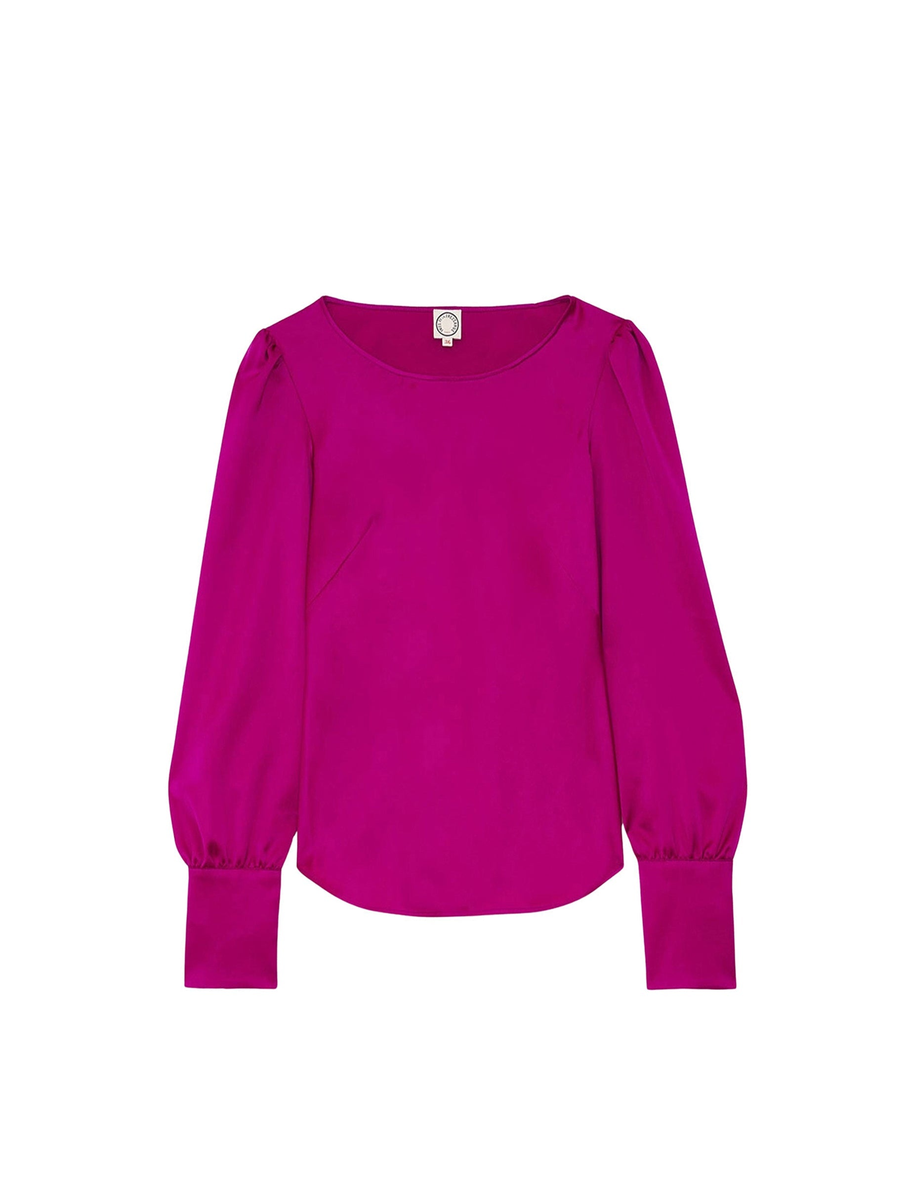3qty RELIQUAT 65€ 37,5%  / Blouse col rond Theola - Pink