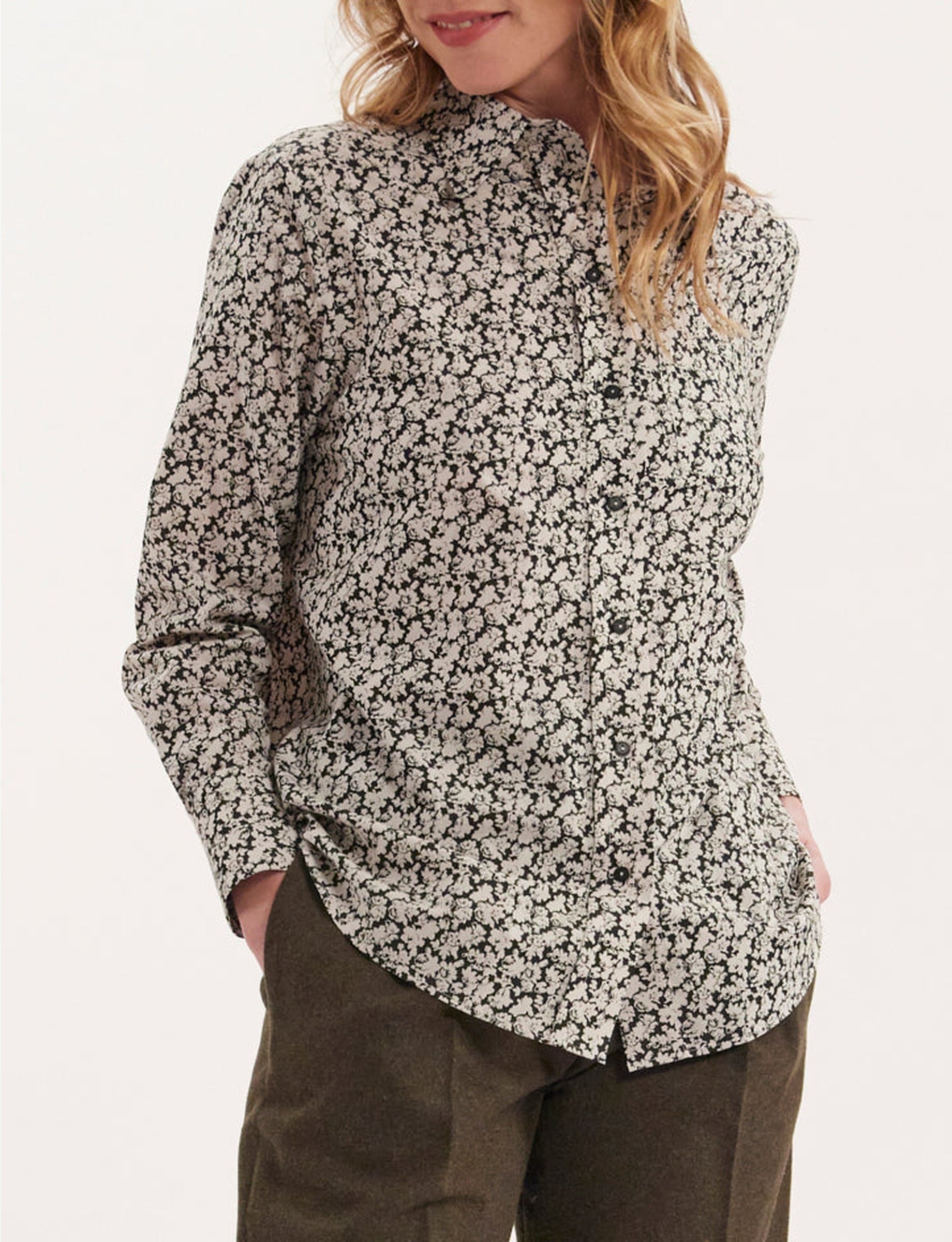 6qty RELIQUAT 80€ 0%  / Chemise droite Maureen - Black Beige
