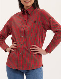22qty RELIQUAT 65€ 11,1%  / Chemise droite Maureen - Red Multicolor