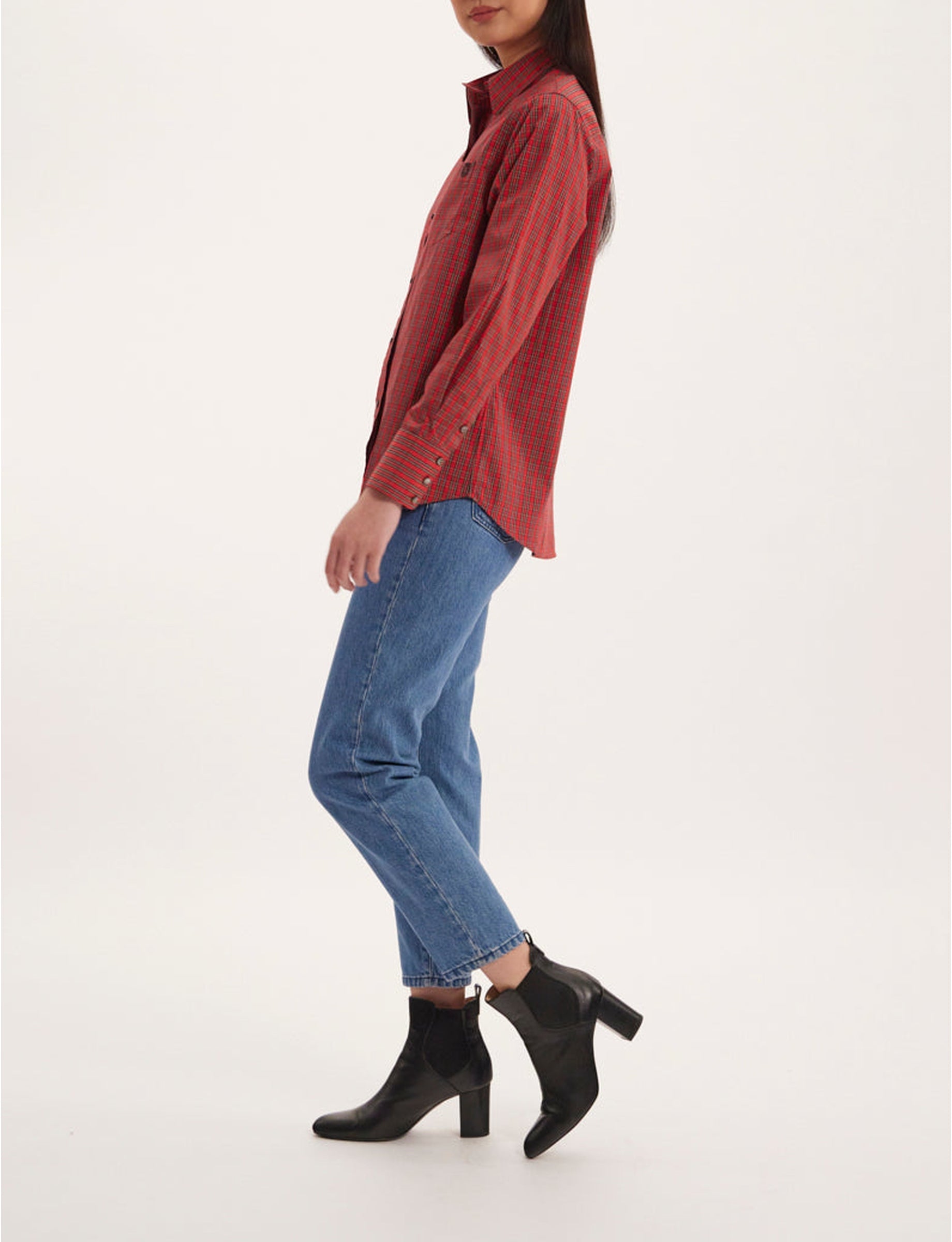 22qty RELIQUAT 65€ 11,1%  / Chemise droite Maureen - Red Multicolor