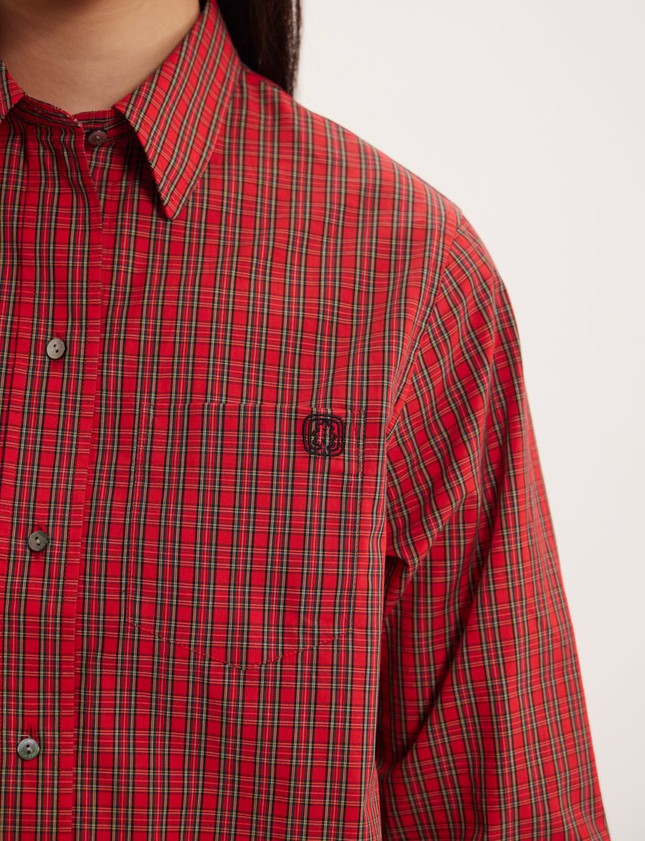 22qty RELIQUAT 65€ 11,1%  / Chemise droite Maureen - Red Multicolor