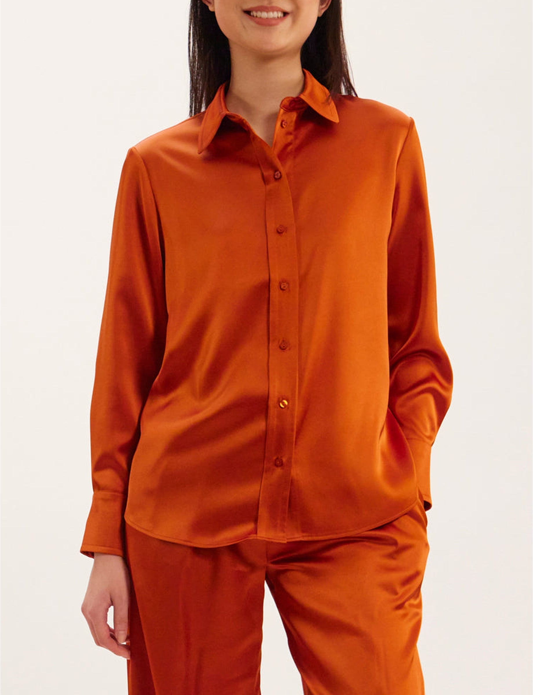 8qty RELIQUAT 80€ 23,1%  / Chemise droite Maureen - Rust