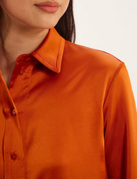 8qty RELIQUAT 80€ 23,1%  / Chemise droite Maureen - Rust