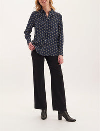 1qty RELIQUAT 80€ 100%  / Chemise droite Maureen - Blue Multicolor