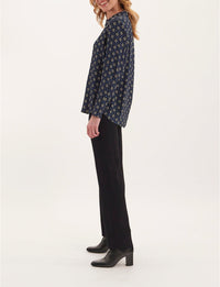 1qty RELIQUAT 80€ 100%  / Chemise droite Maureen - Blue Multicolor