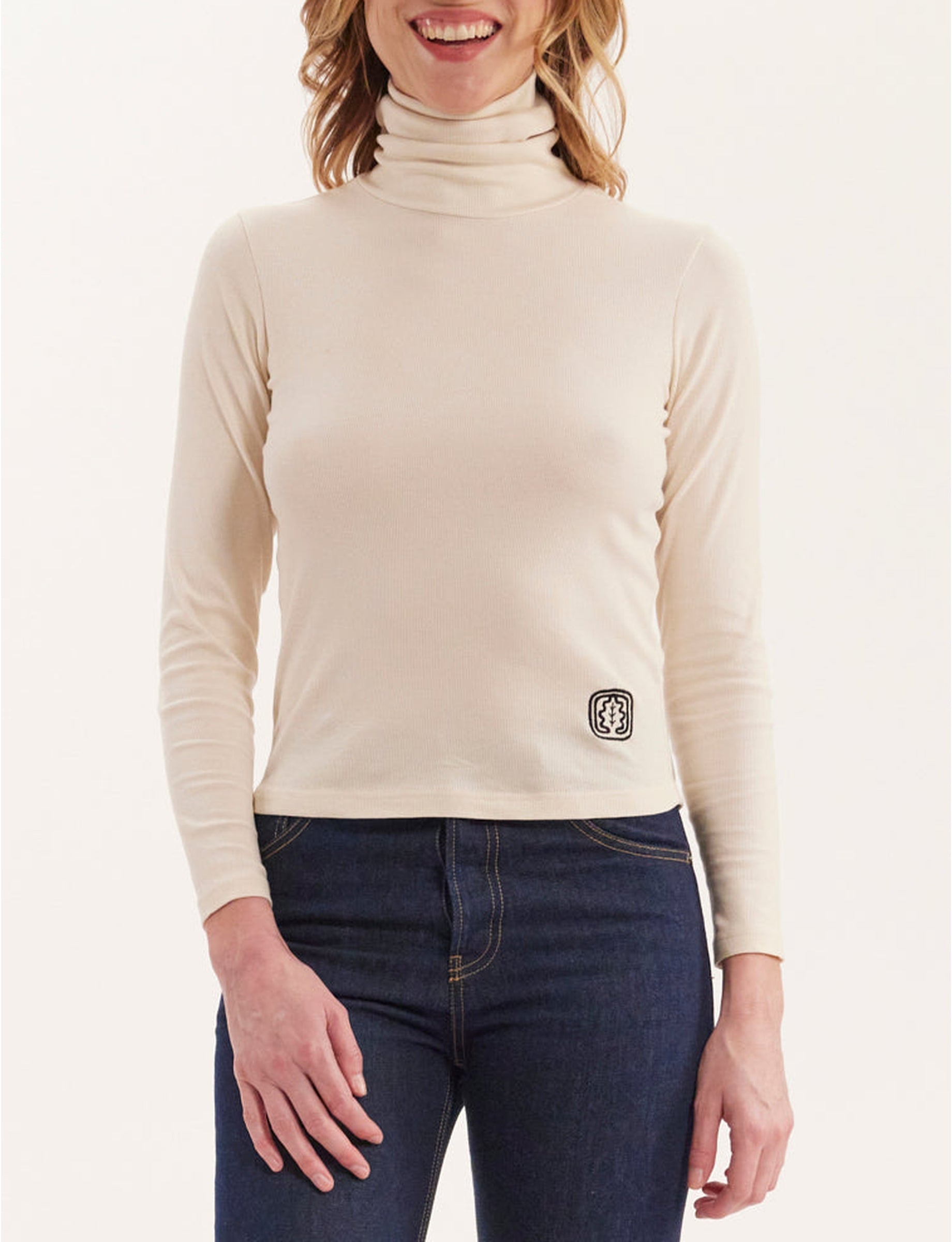 4qty RELIQUAT 30€ 42,9%  / Sous-pull col roulé Matthieu - Ecru