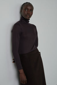 AUBERGINE _ Tee-Shirt Amsterdam en coton - Aubergine