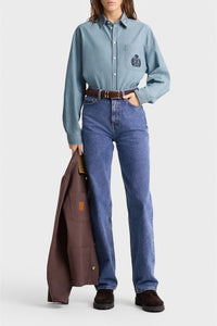 Chemise H&W Crest en denim - Chambray