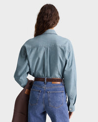 Chemise H&W Crest en denim - Chambray