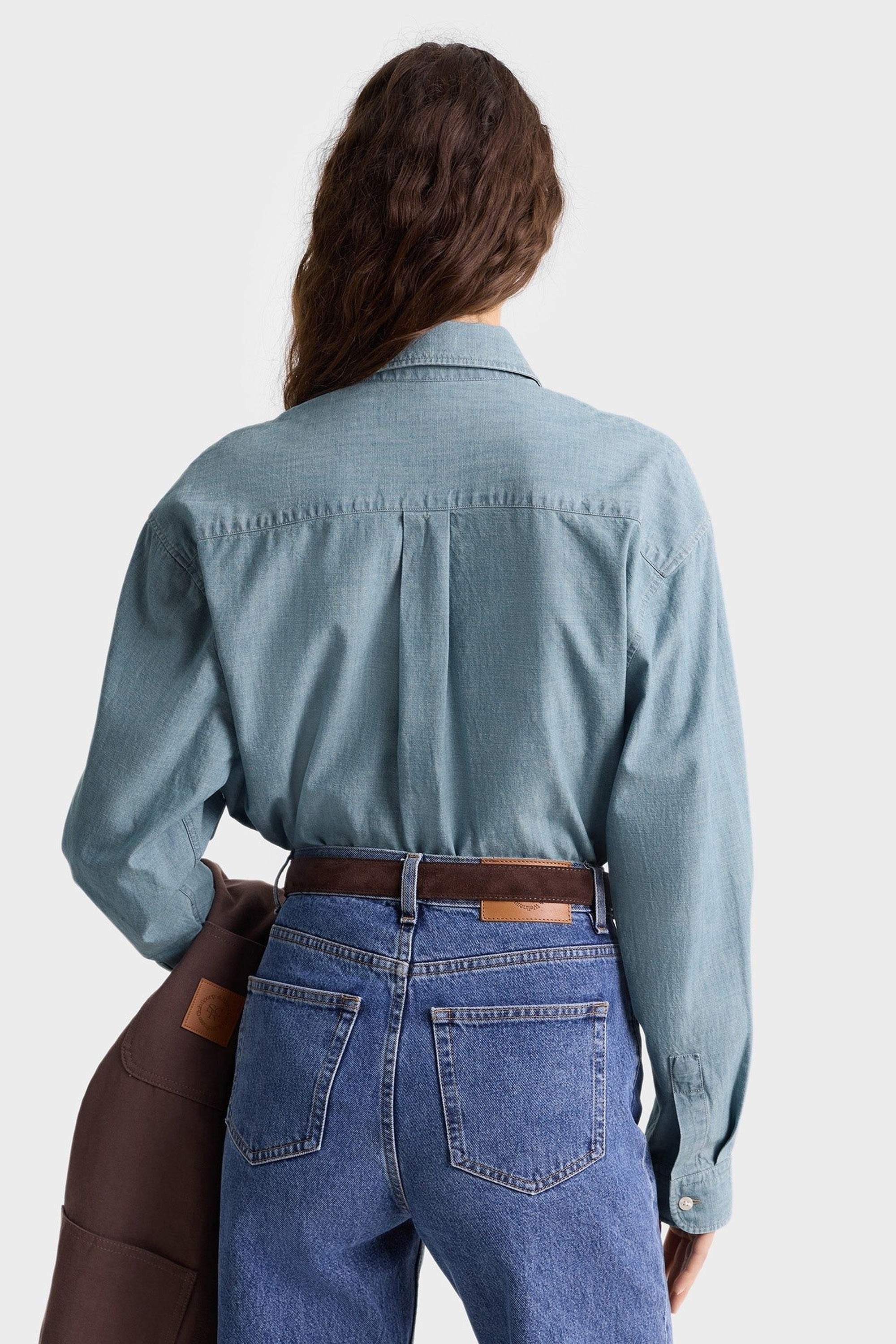 Chemise H&W Crest en denim - Chambray
