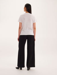 2qty RELIQUAT 20€ 28,6%  / T-shirt col V Aurore - White Blue