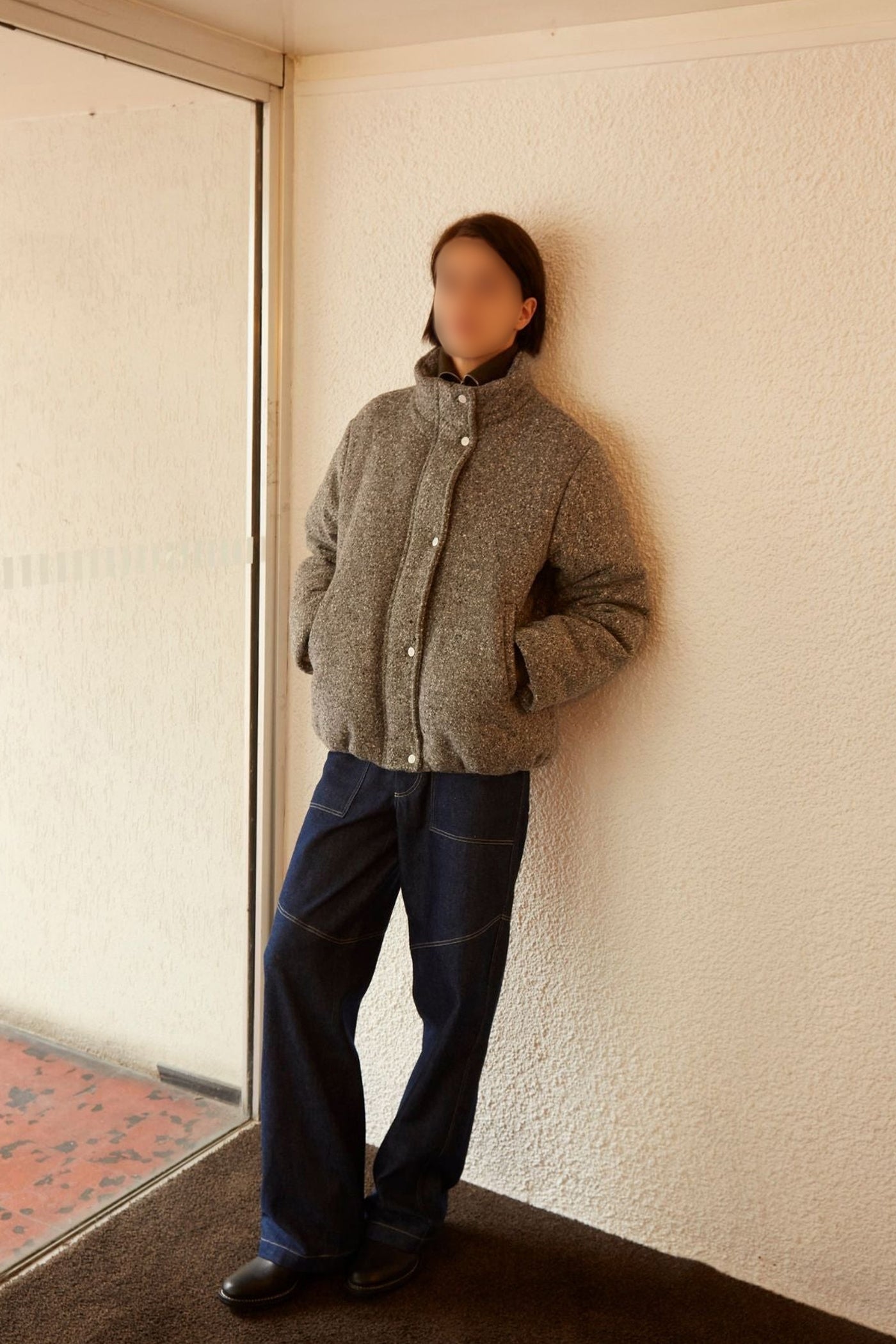 Minnie wool down jacket - Grey