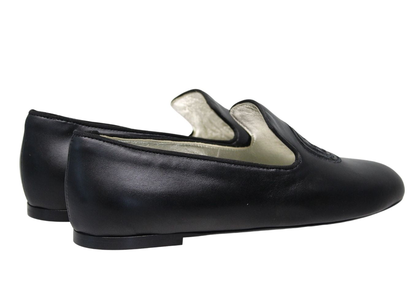 3qty NEW  / Mules Callie en cuir -  Black