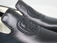 3qty NEW  / Mules Callie en cuir -  Black