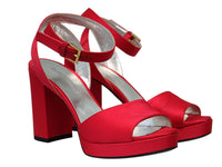 3qty NEW  / Sandales Laura compensée 80 -  Cherry