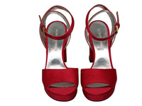 3qty NEW  / Sandales Laura compensée 80 -  Cherry