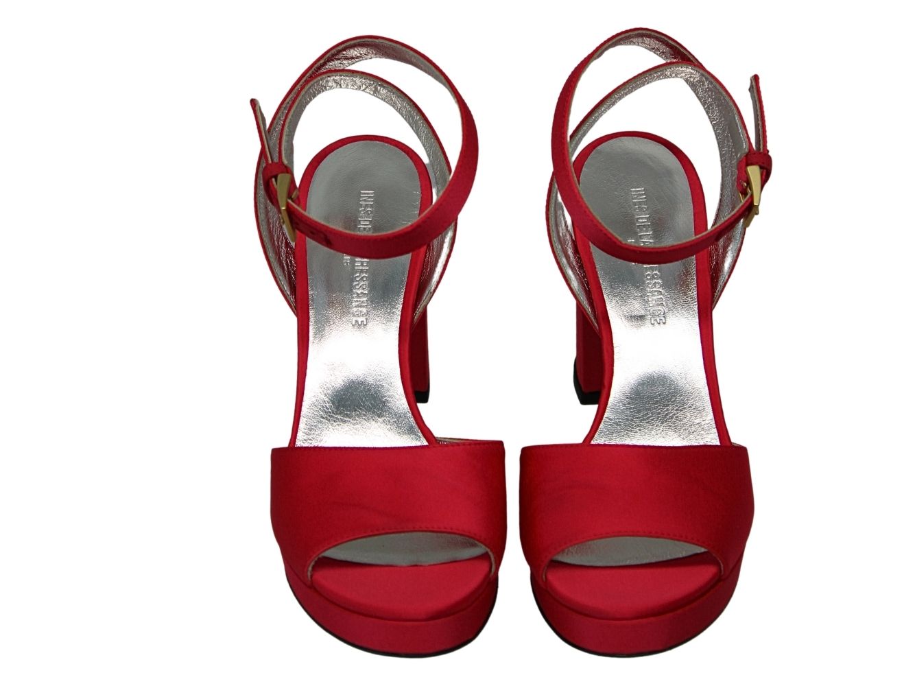 3qty NEW  / Sandales Laura compensée 80 -  Cherry