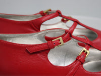 1qty NEW  / Babies Philae en cuir -  Red