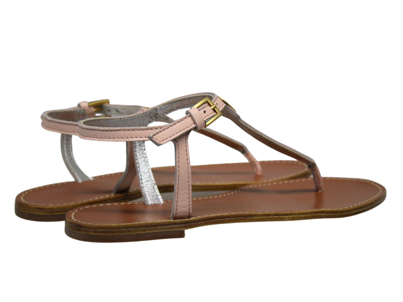 13qty NEW  / Sandales Jessica en cuir -  Nude