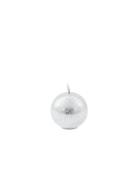 Bougie Led Norel M en verre - Silver