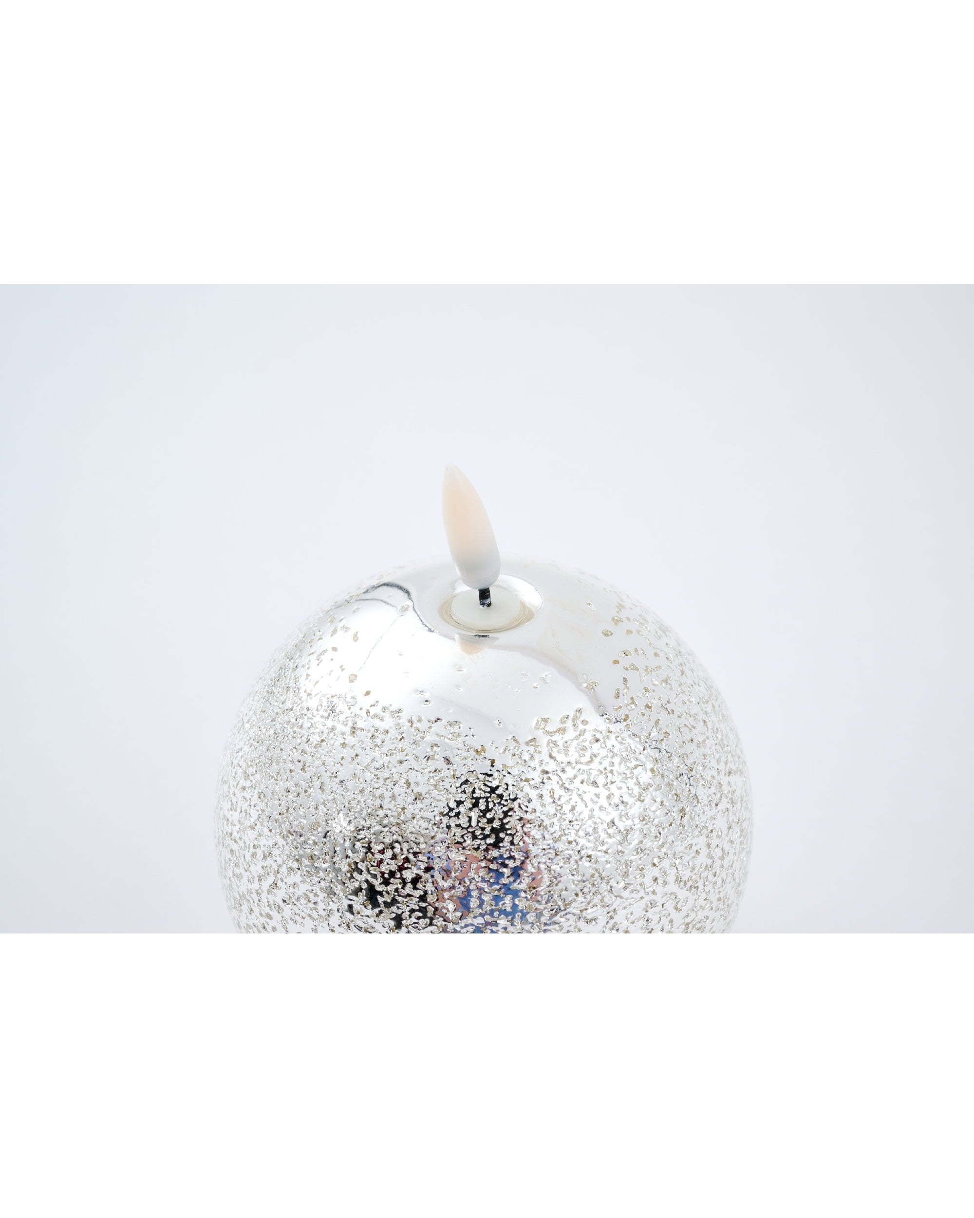 BOUGIE LED NORELL M ARGENT