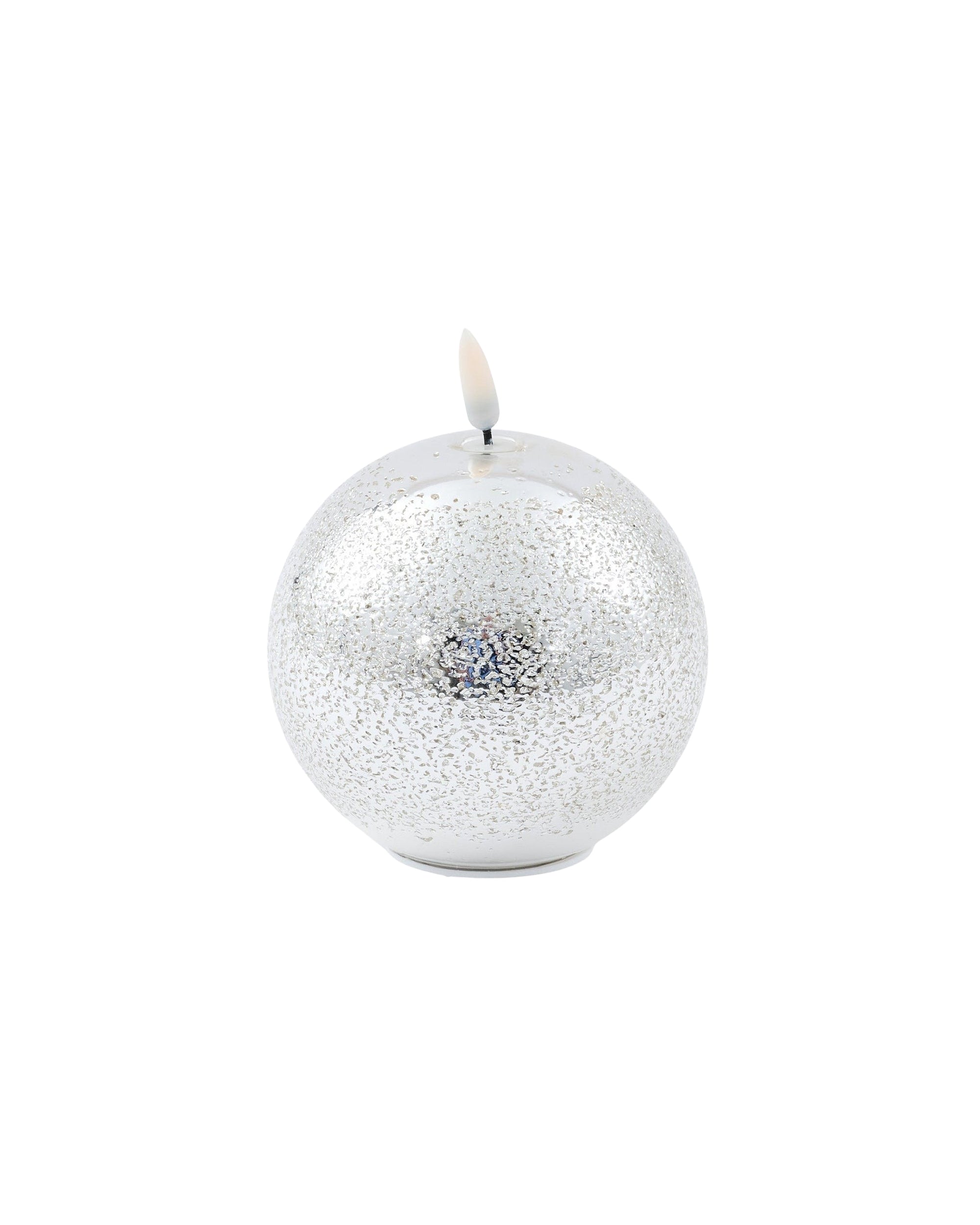 BOUGIE LED NORELL M ARGENT