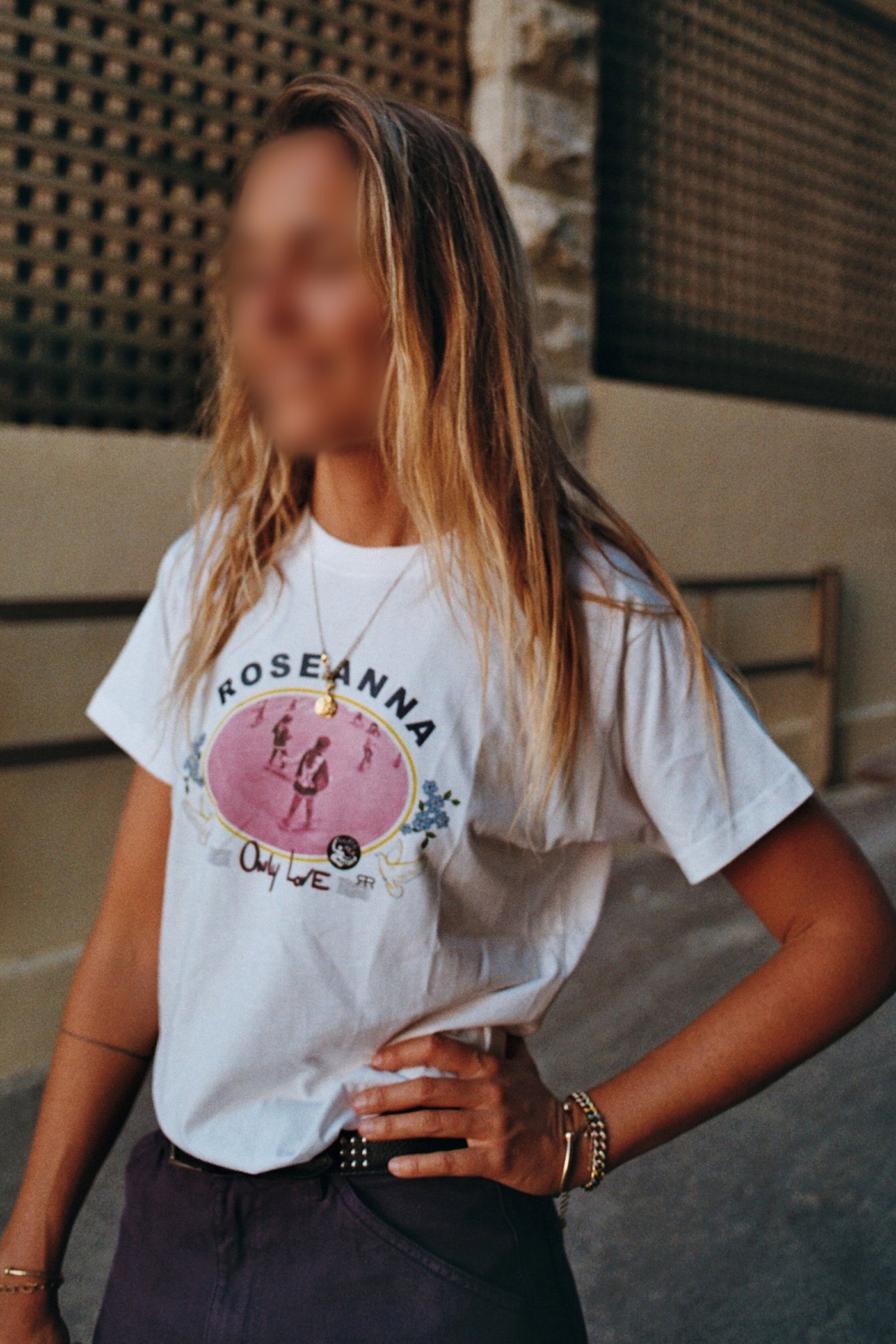 T-shirt Only Love - Blanc