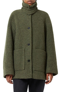 Manteau Carlota Albert en laine - Kaki