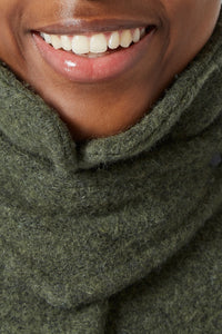 Manteau Carlota Albert en laine - Kaki