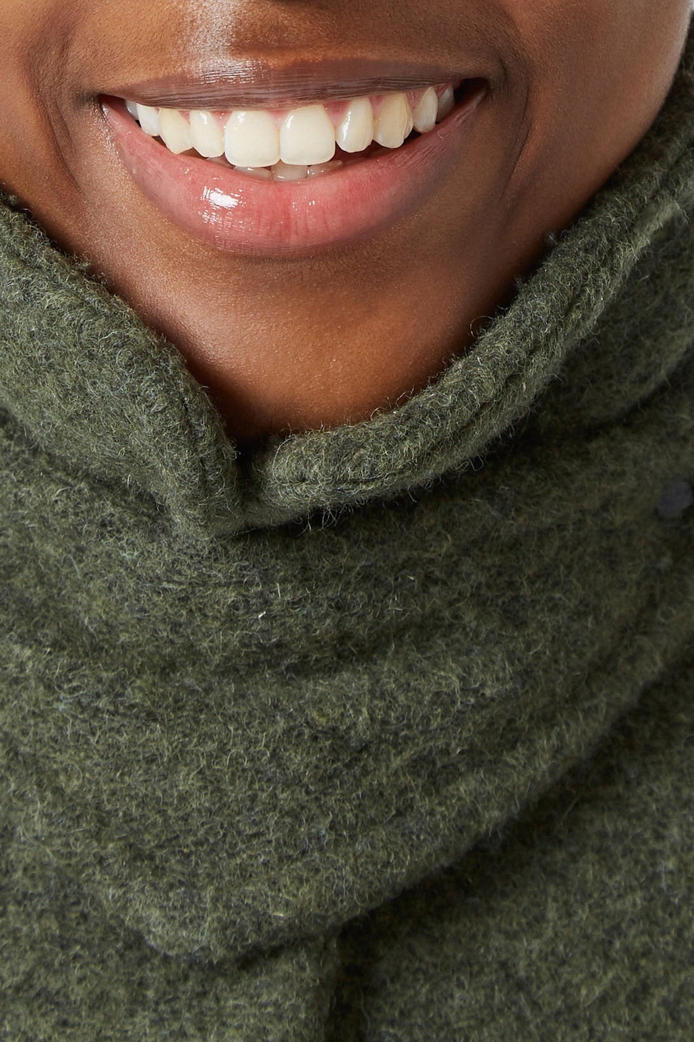 Manteau Carlota Albert en laine - Kaki
