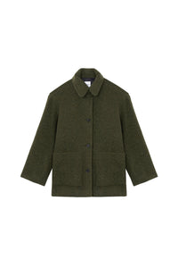 Manteau Carlota Albert en laine - Kaki