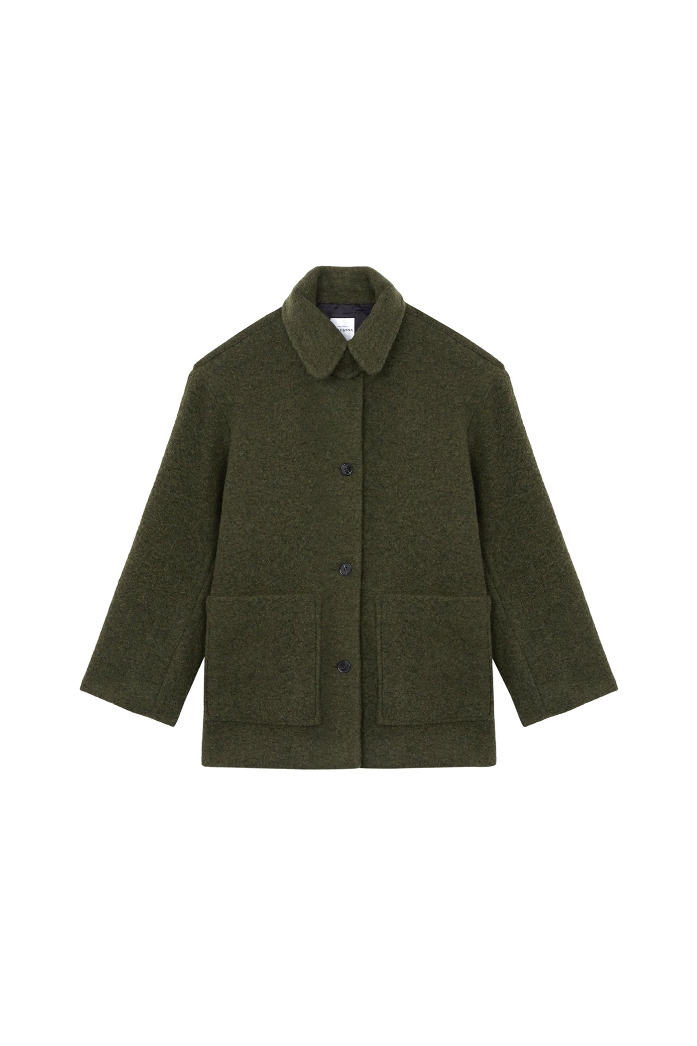 Manteau Carlota Albert en laine - Kaki