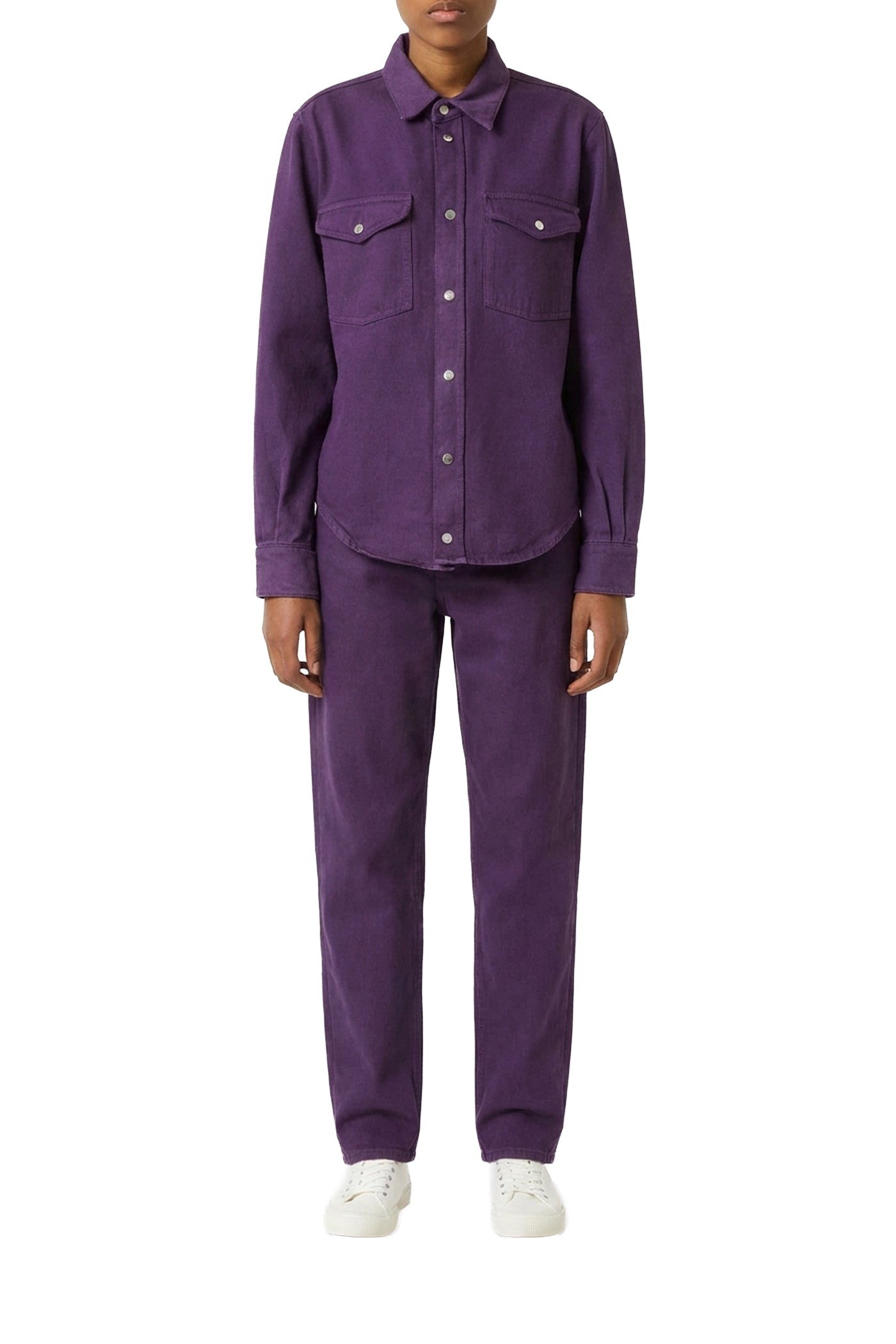Chemise Wilson Color Block - Violet