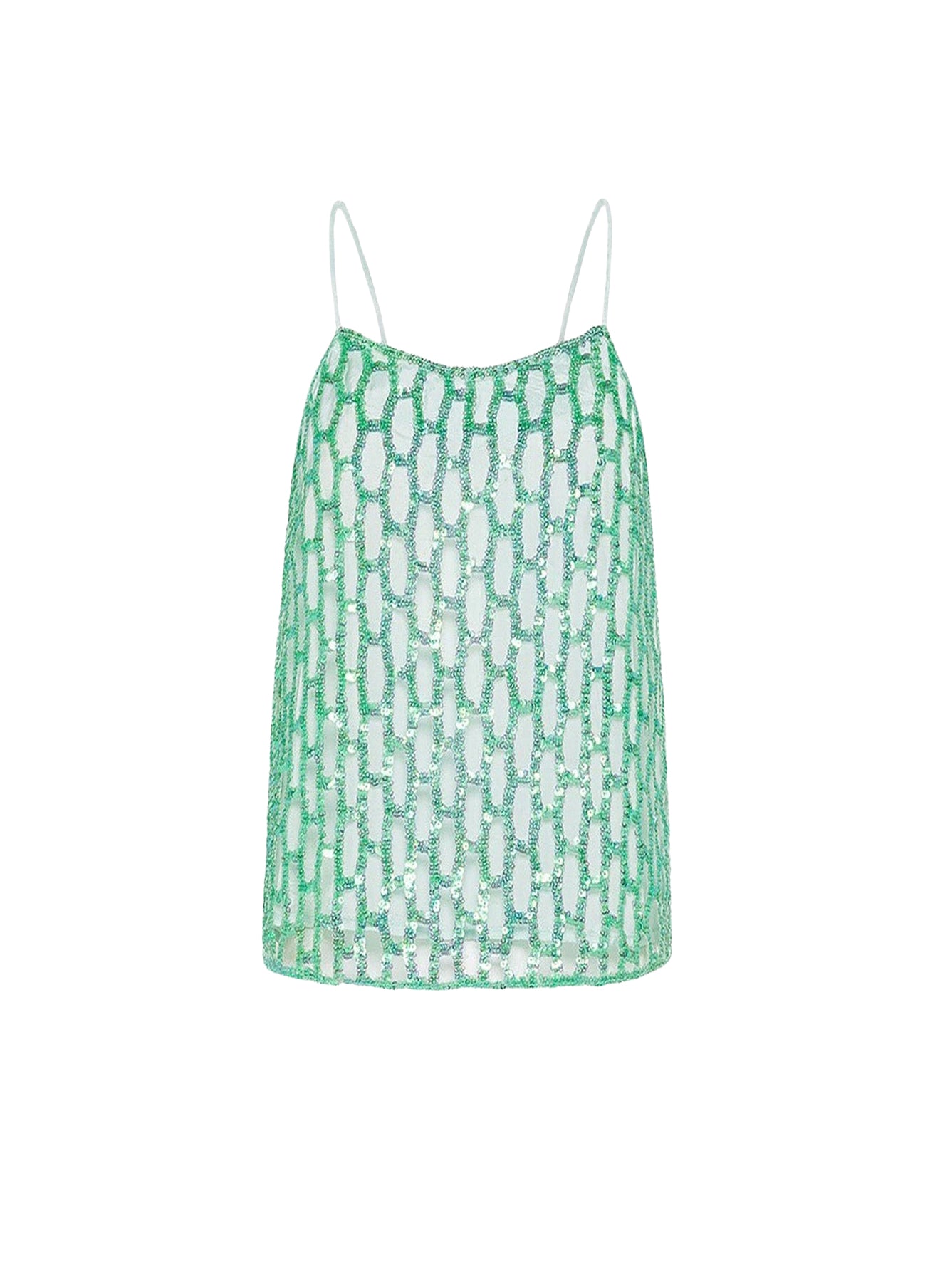 Sequin fishnet top - Boreale