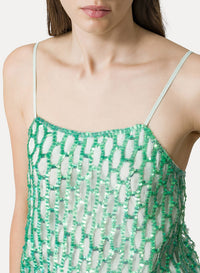 Sequin fishnet top - Boreale