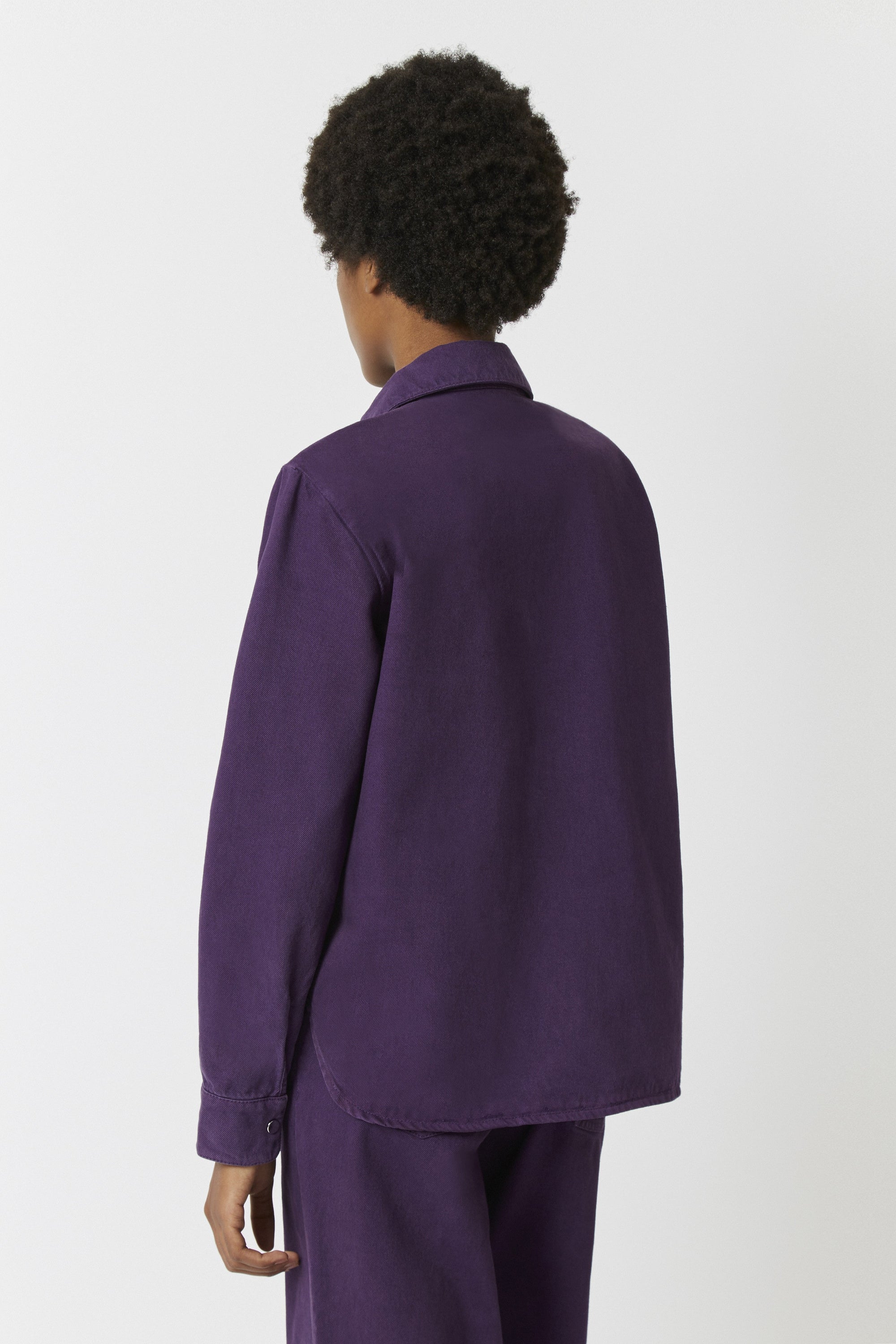 Chemise Wilson Color Block - Violet