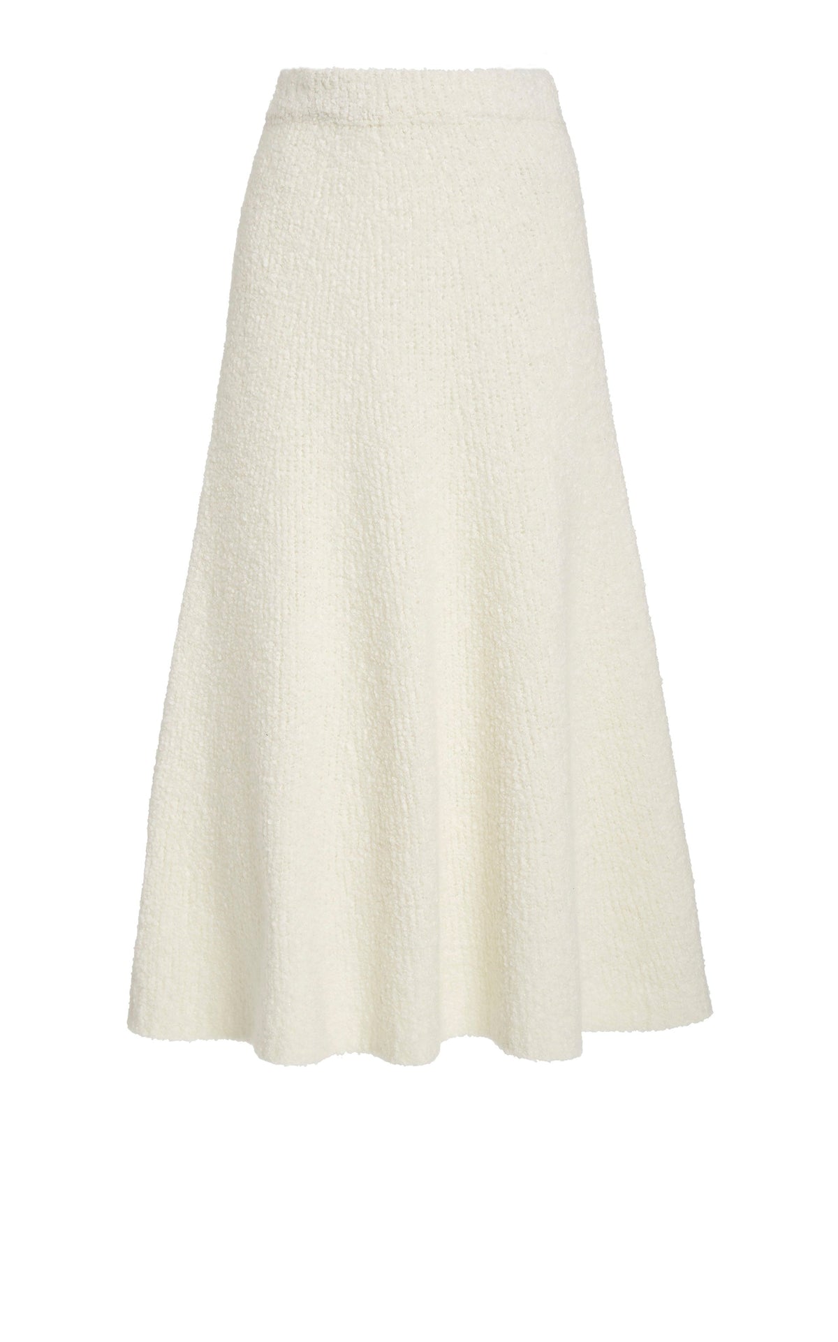 Pablo Cashmere Boucle Ski en ivoire bouclette cachemire soie fil