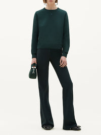 Sweatshirt Hirondelle en molleton - Vert Fonce