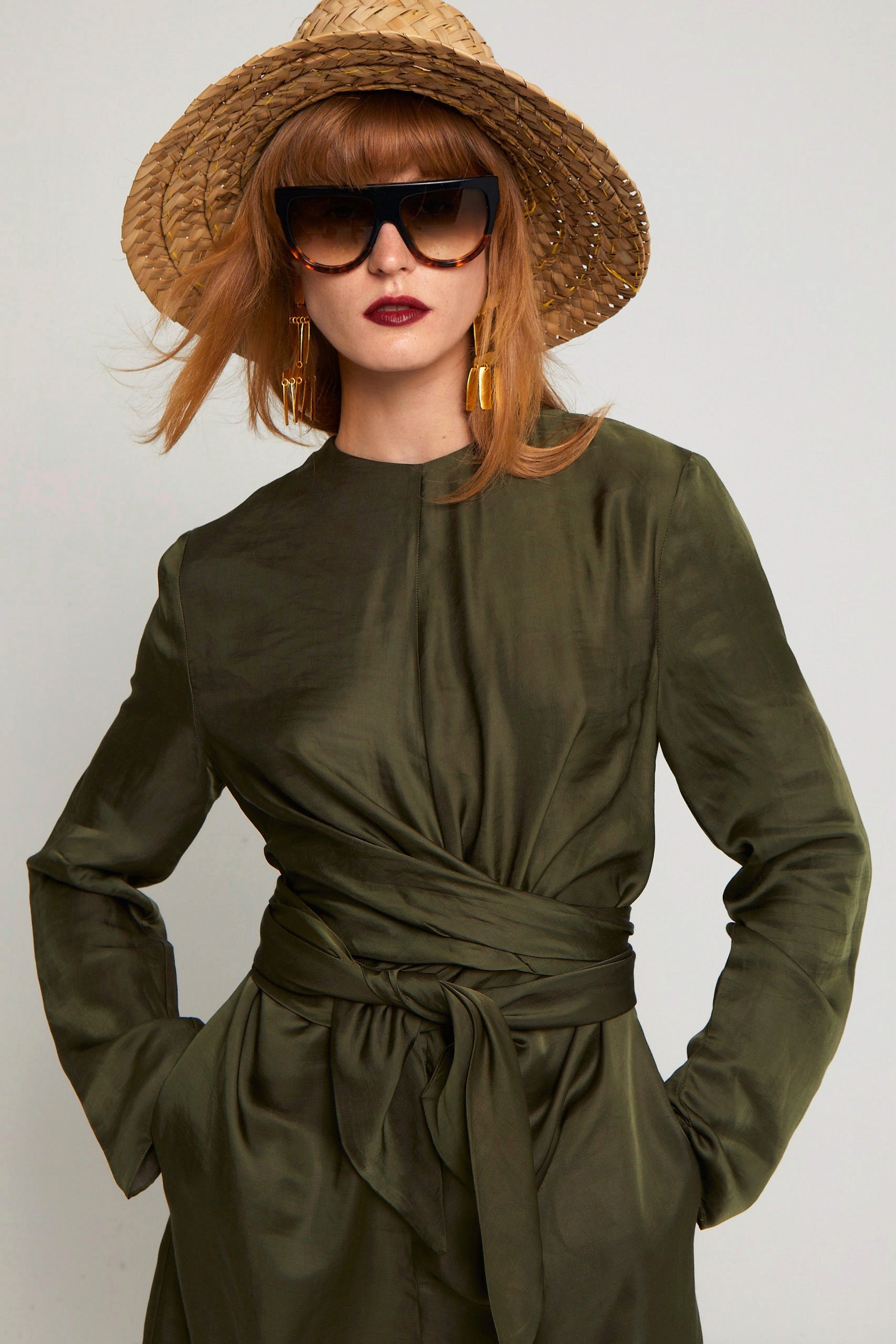 1_90€_WARNING_RED ROBE ALEXANDRIE - Red