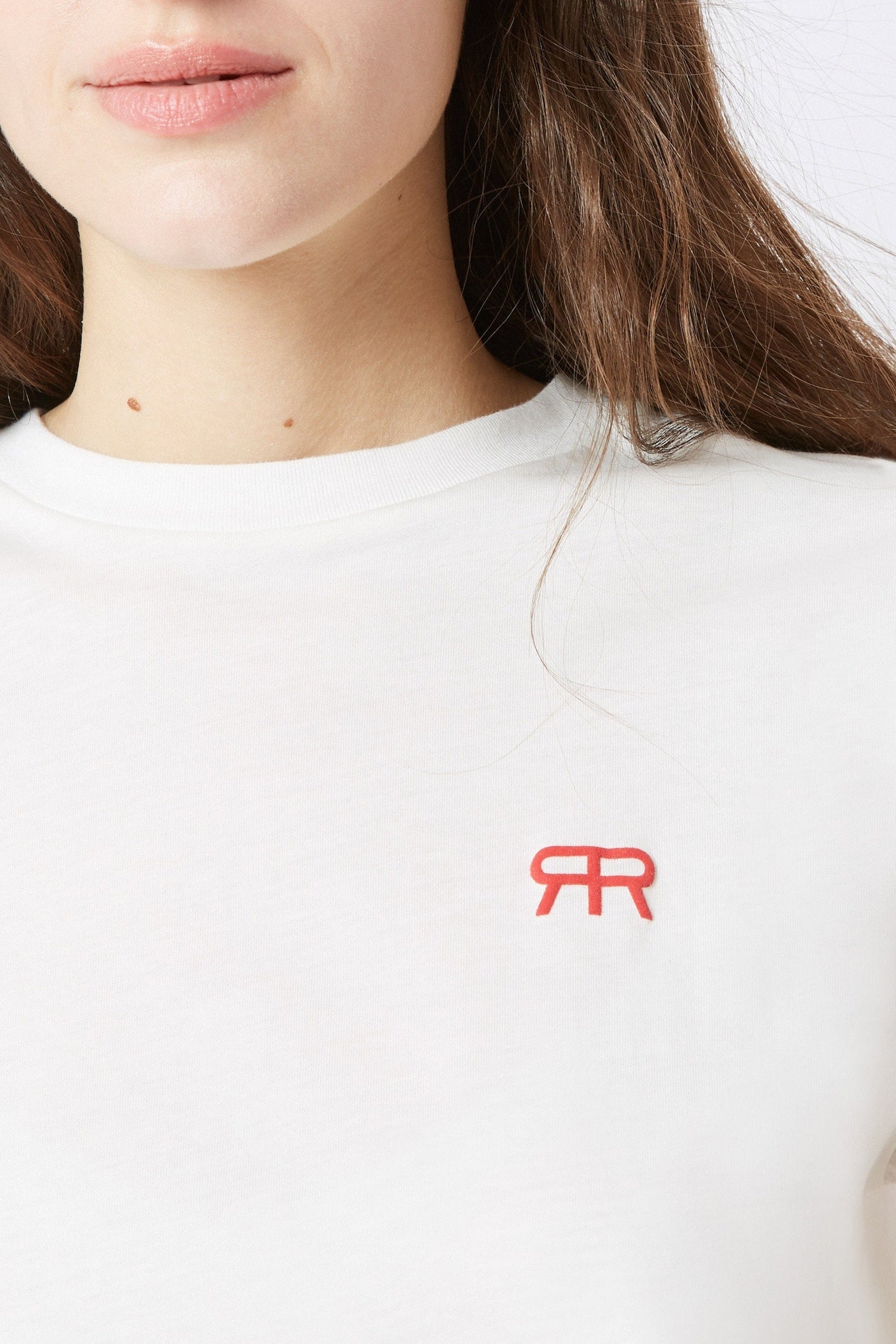 T-shirt Never en coton - Lait