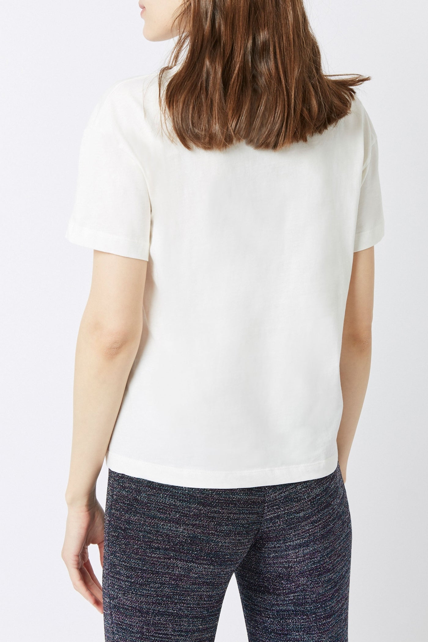 T-shirt Never en coton - Lait