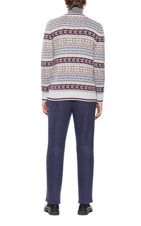 Arlo Pant en bleu marine foncé cachemire bouclette