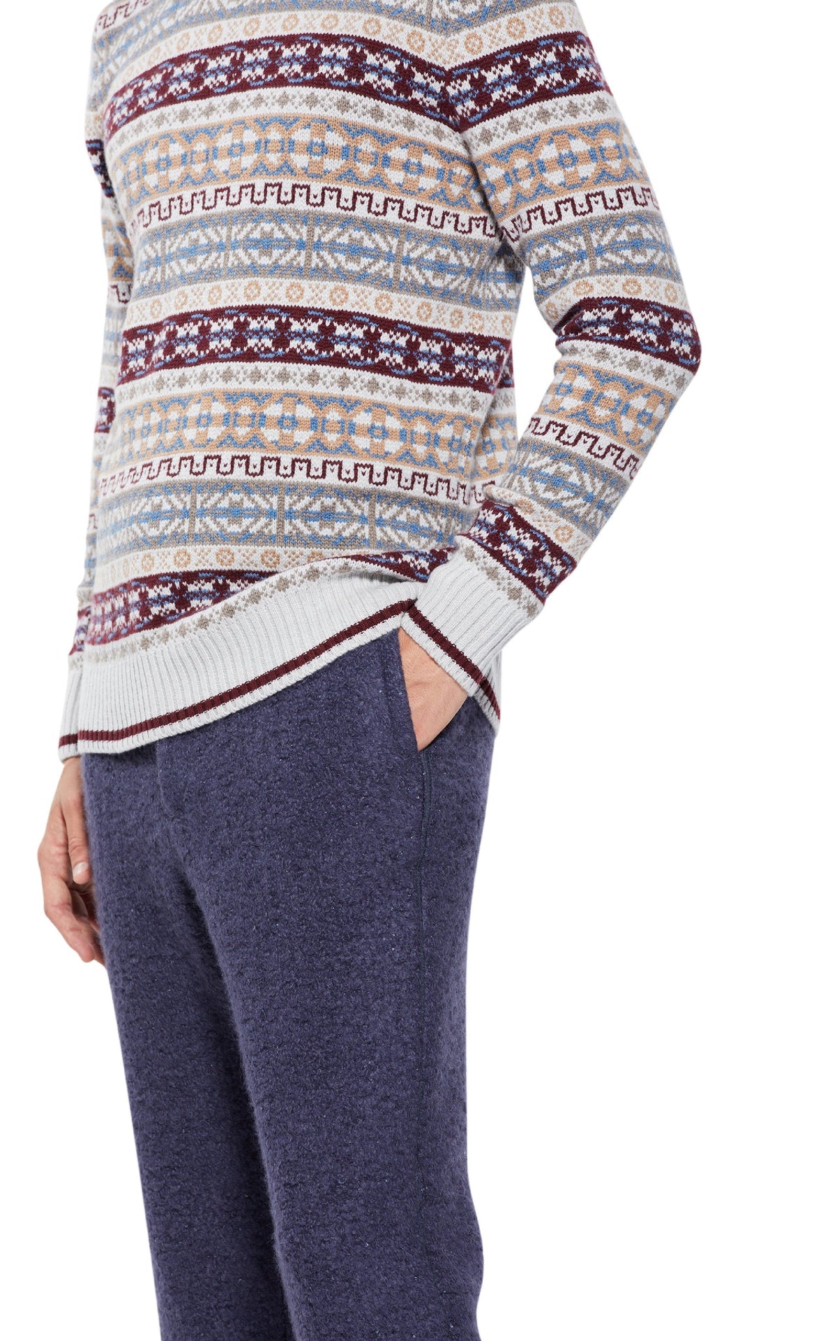 Dark Navy / Pantalon Arlo en laine - Dark Navy