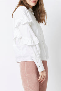 Chemise Edgard en popeline - Blanc
