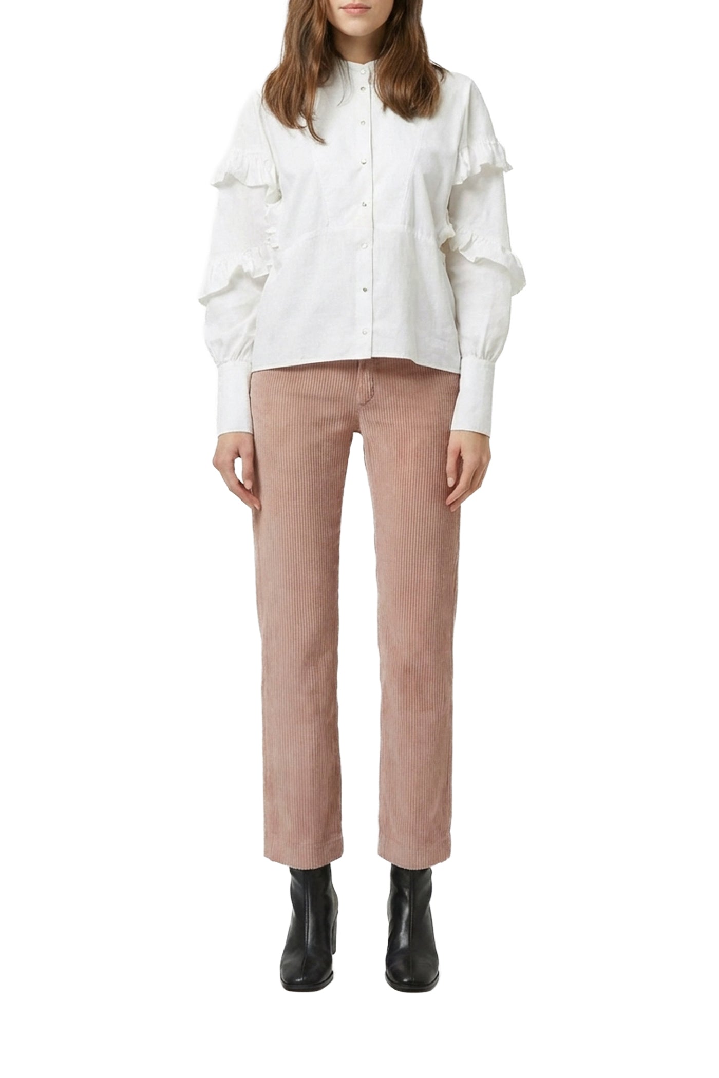 Chemise Edgard en popeline - Blanc