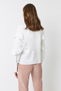 Chemise Edgard en popeline - Blanc