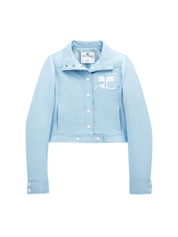 Blouson Réédition blouson vinyle - Bleu Clair Pastel