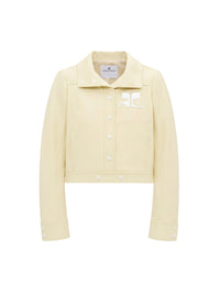 Veste Réédition blouson vinyle - Pastel Yellow